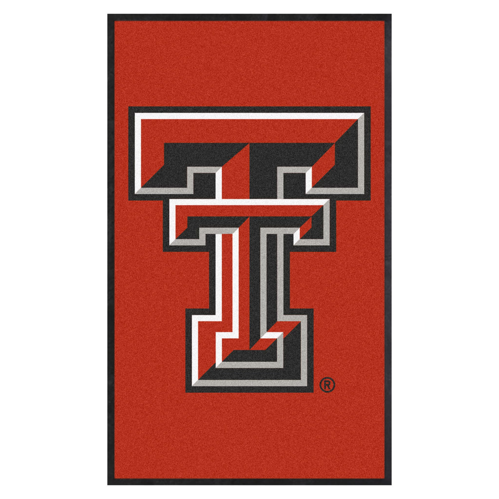 Texas Tech 3X5 High-Traffic Mat with Durable Rubber Backing