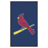 St. Louis Cardinals 3X5 High-Traffic Mat with Durable Rubber Backing
