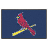 St. Louis Cardinals 4X6 High-Traffic Mat with Durable Rubber Backing