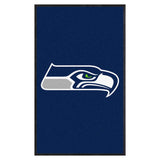 Seattle Seahawks 3X5 High-Traffic Mat with Durable Rubber Backing