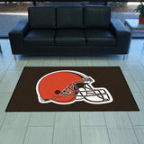Cleveland Browns 4X6 High-Traffic Mat with Durable Rubber Backing