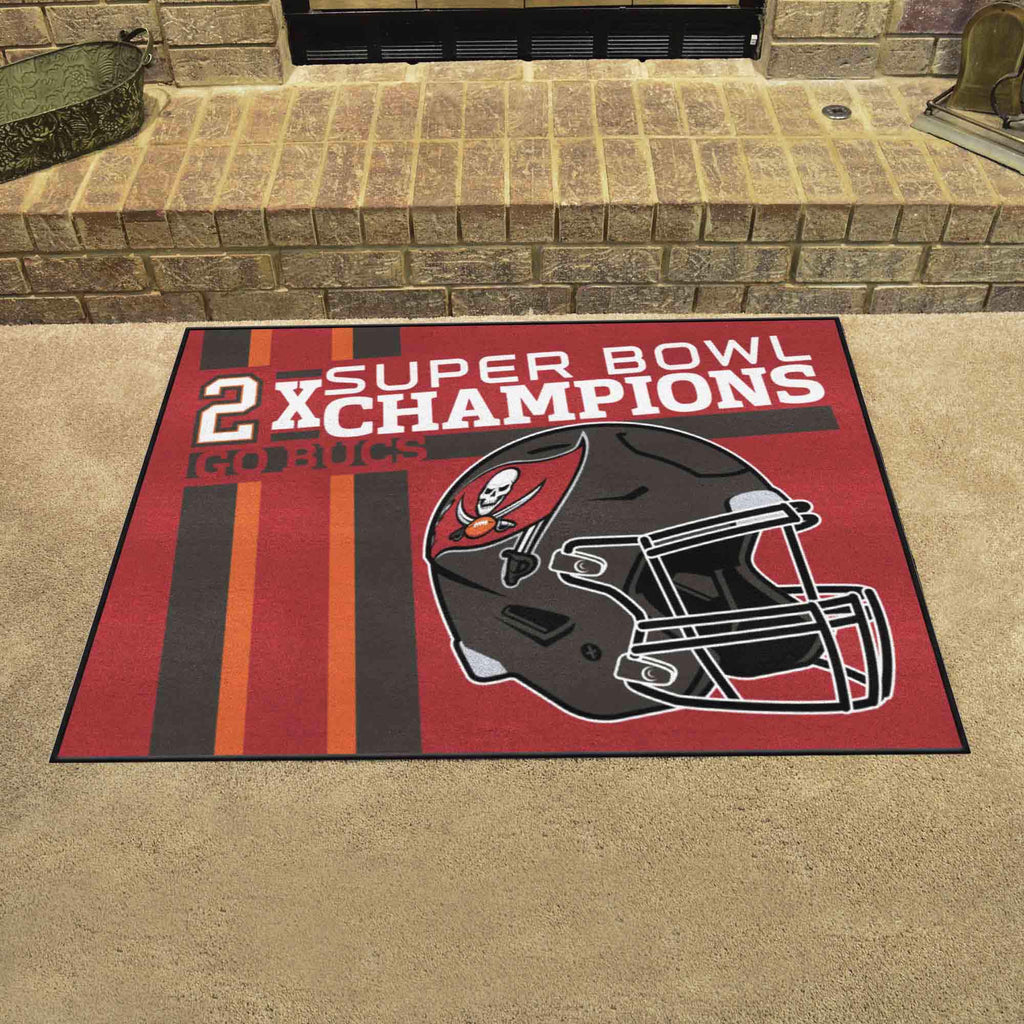 Tampa Bay Buccaneers All-Star Rug - 34 in. x 42.5 in. Plush Area Rug