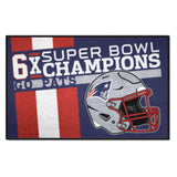 New England Patriots All-Star Rug - 34 in. x 42.5 in. Plush Area Rug