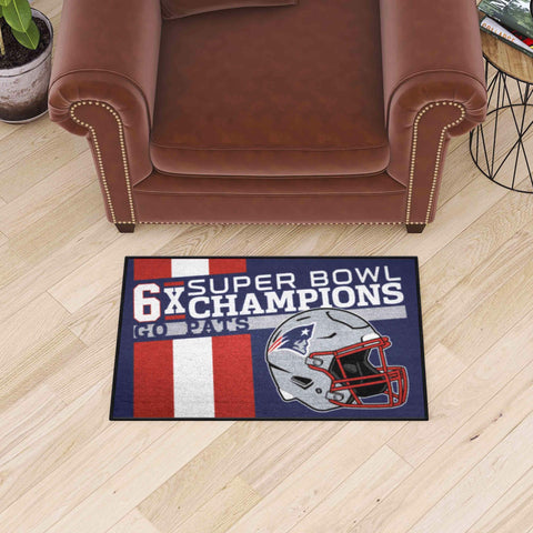 New England Patriots All-Star Rug - 34 in. x 42.5 in. Plush Area Rug