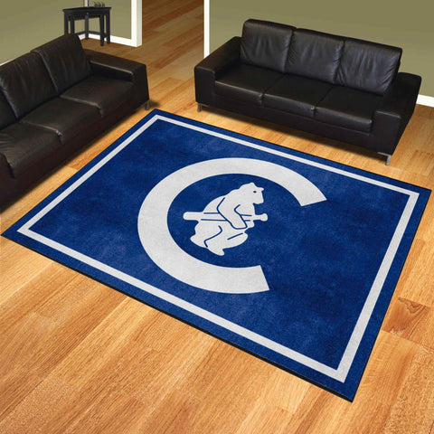 Chicago Cubs 8ft. x 10 ft. Plush Area Rug - Retro Collection
