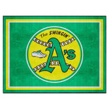 Oakland Athletics 8ft. x 10 ft. Plush Area Rug - Retro Collection