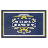 Michigan 2023-24 National Champions 4x6 Rug