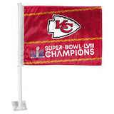 Kansas City Chiefs Super Bowl LVIII Car Flag
