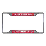 Kansas City Chiefs Super Bowl LVIII License Plate Frame