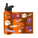 Clemson Tigers Quencher Bottle 34oz Stainless Steel Dreamweave