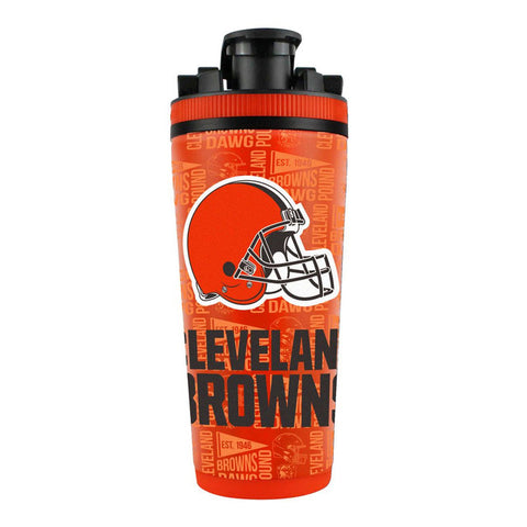 Cleveland Browns Ice Shaker 26oz Stainless Steel