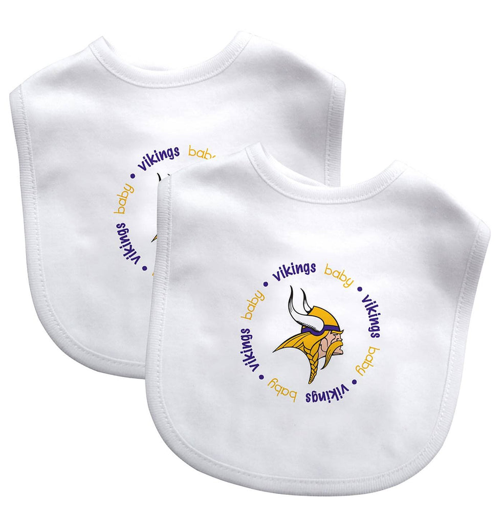 Minnesota Vikings Baby Bib 2 Pack