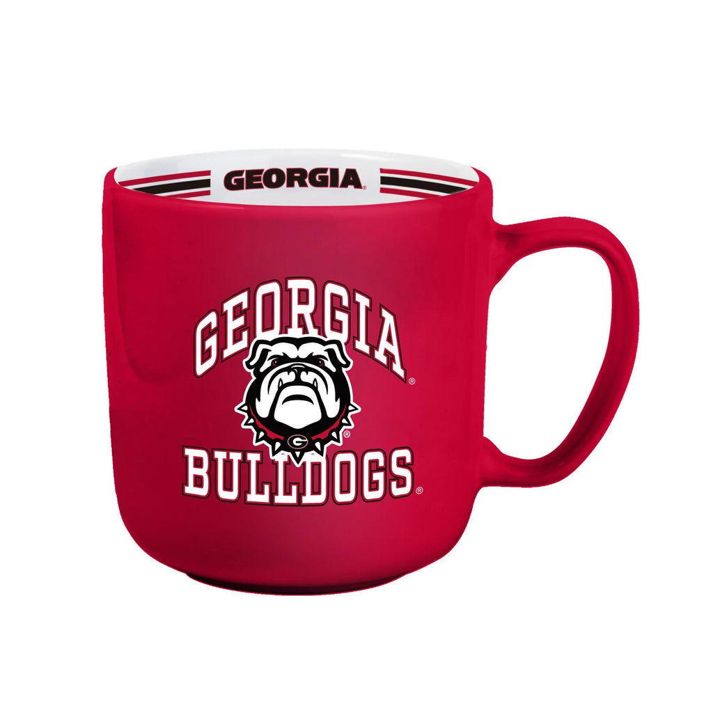 Georgia Bulldogs Coffee Mug 15oz Stripe Design
