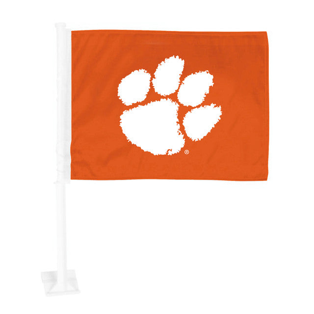 Clemson Tigers Flag Car Primary Logo