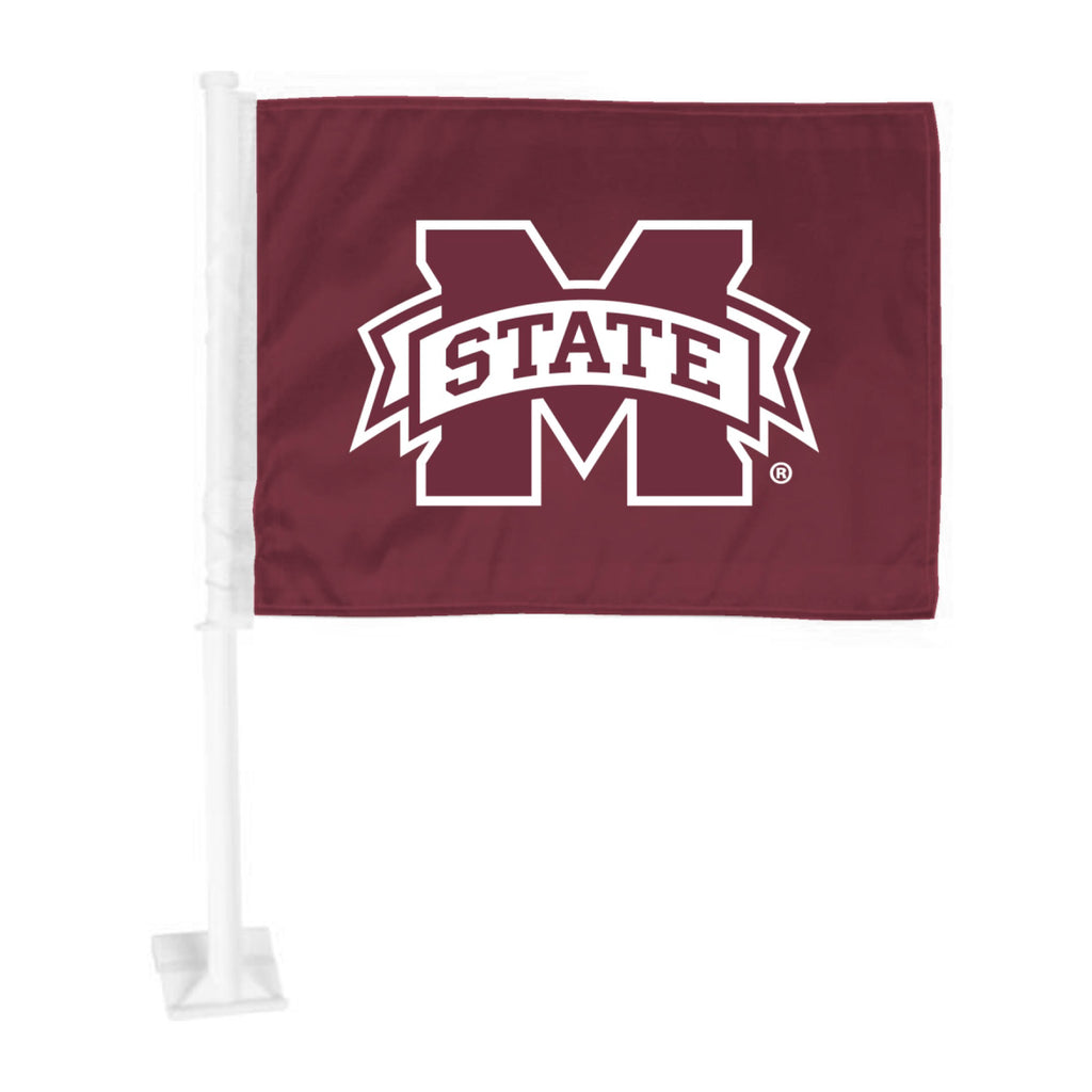 Mississippi State Bulldogs Flag Car Primary Logo