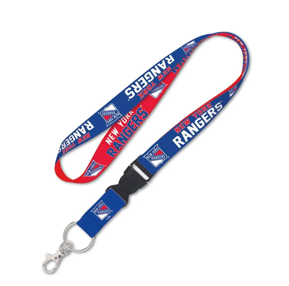 New York Rangers Lanyard with Detachable Buckle