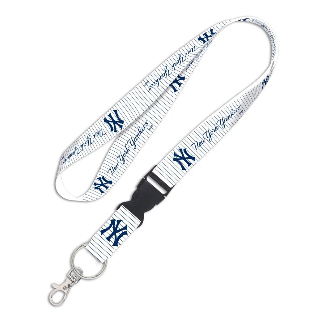 New York Yankees Lanyard with Detachable Buckle Pinstripe