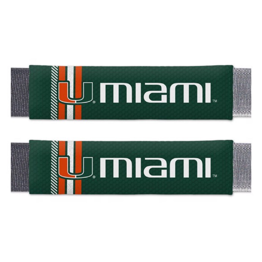 Miami Hurricanes Seat Belt Pads Team Color