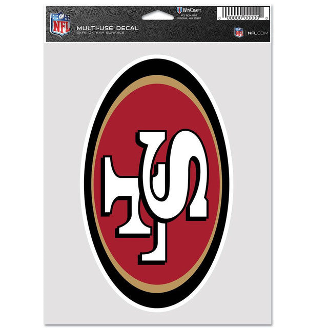 San Francisco 49ers Decal Multi Use Fan Single
