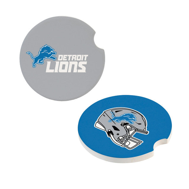 Detroit Lions Car Coaster Set 2 Pack
