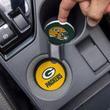 Green Bay Packers Car Coaster Set 2 Pack