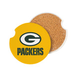 Green Bay Packers Car Coaster Set 2 Pack