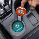 Miami Dolphins Car Coaster Set 2 Pack