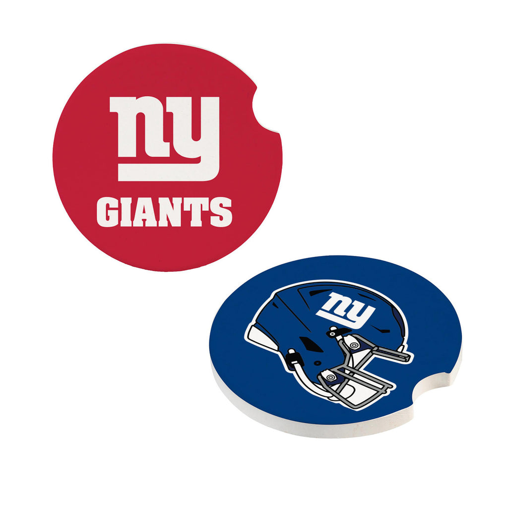 New York Giants Car Coaster Set 2 Pack