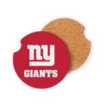 New York Giants Car Coaster Set 2 Pack