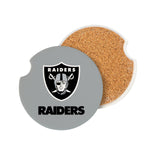 Las Vegas Raiders Car Coaster Set 2 Pack