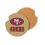 San Francisco 49ers Car Coaster Set 2 Pack