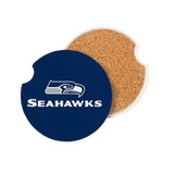 Seattle Seahawks Car Coaster Set 2 Pack
