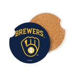 Milwaukee Brewers Car Coaster Set 2 Pack