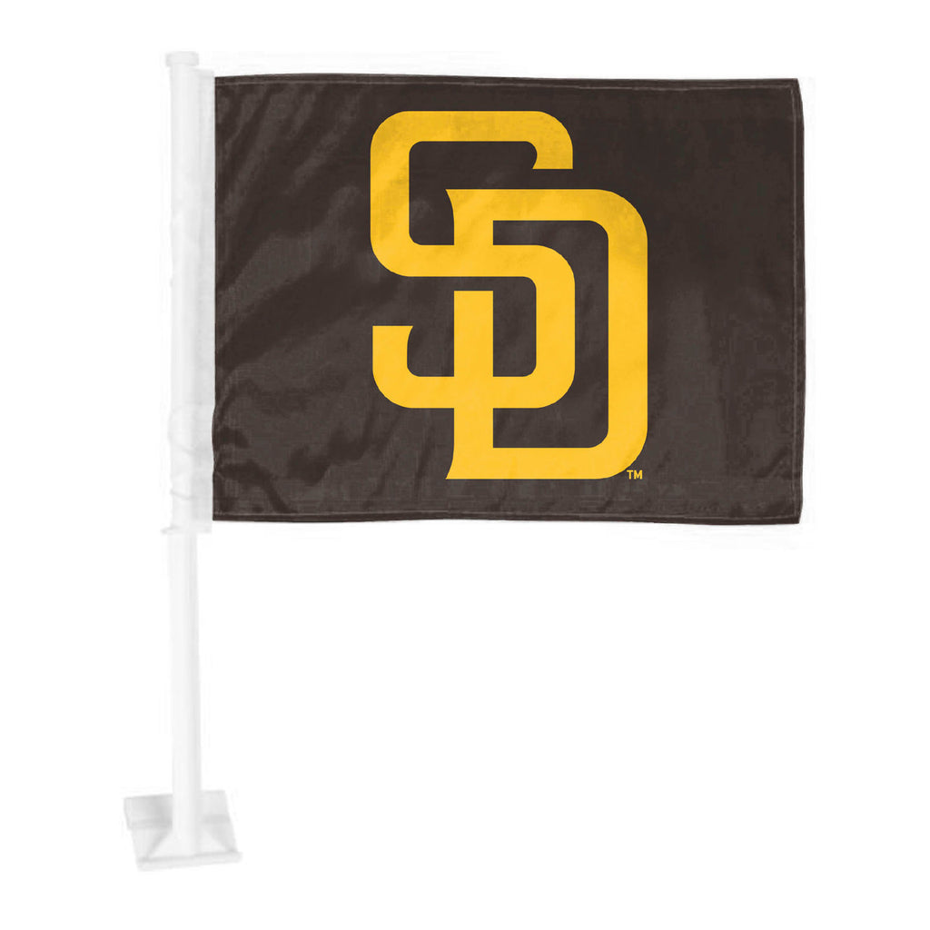 San Diego Padres Flag Car Primary Logo