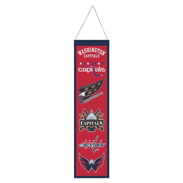 Washington Capitals Banner Wool 8x32 Heritage Evolution Design
