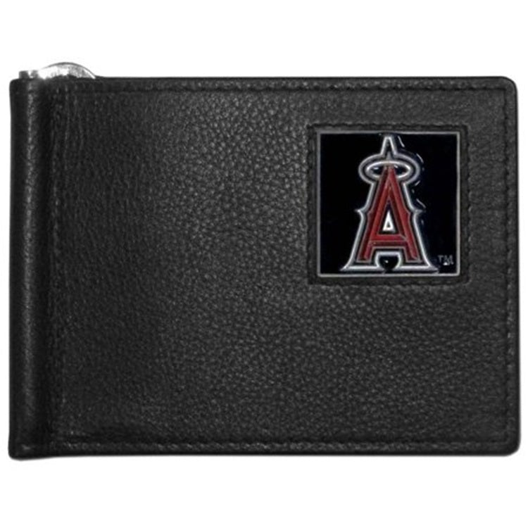 Los Angeles Angels Wallet Leather Billfold Clip Wallet