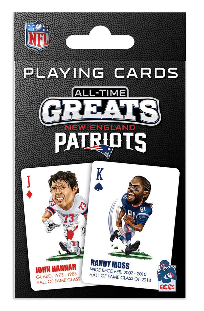 New England Patriots Playing Cards All-Time Greats