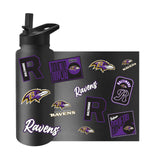 Baltimore Ravens Quencher Bottle 34oz Stainless Steel Dreamweave