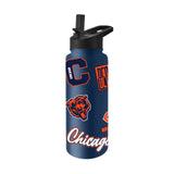 Chicago Bears Quencher Bottle 34oz Stainless Steel Dreamweave
