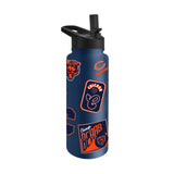 Chicago Bears Quencher Bottle 34oz Stainless Steel Dreamweave