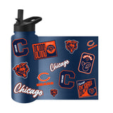 Chicago Bears Quencher Bottle 34oz Stainless Steel Dreamweave