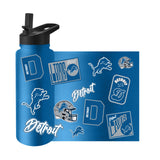 Detroit Lions Quencher Bottle 34oz Stainless Steel Dreamweave