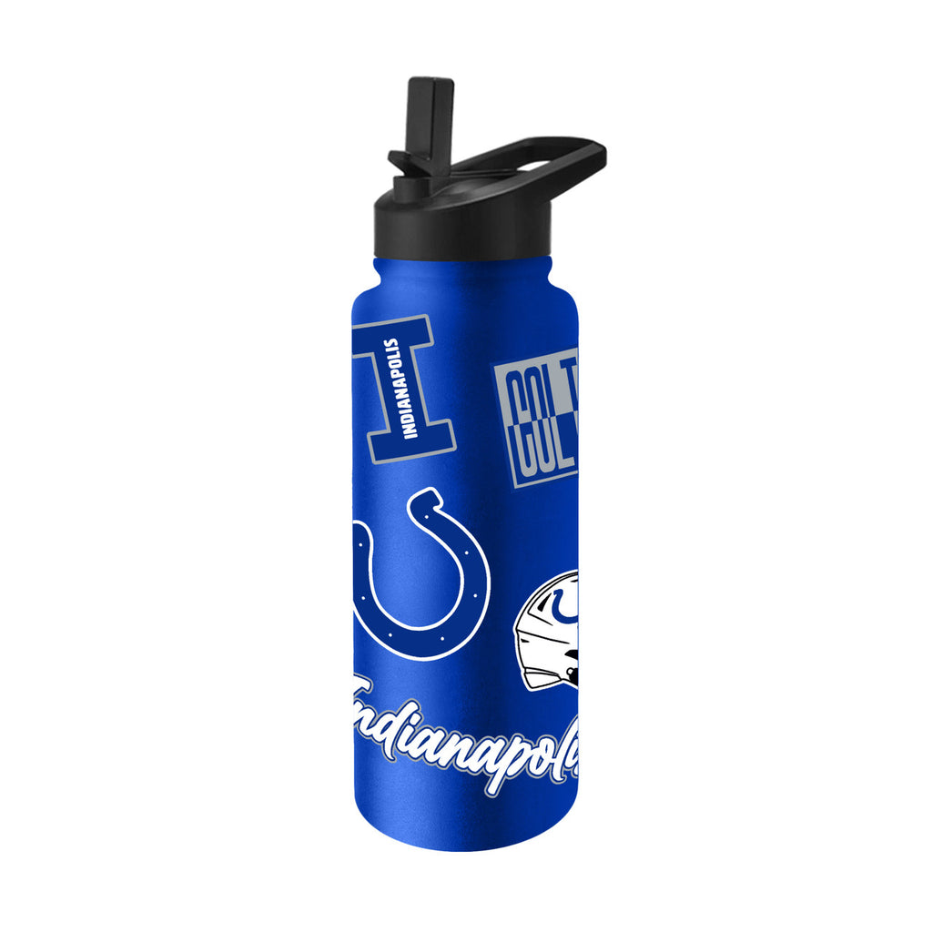 Indianapolis Colts Quencher Bottle 34oz Stainless Steel Dreamweave