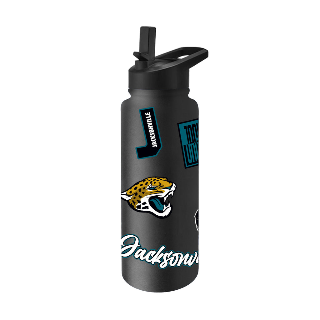 Jacksonville Jaguars Quencher Bottle 34oz Stainless Steel Dreamweave