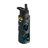 Jacksonville Jaguars Quencher Bottle 34oz Stainless Steel Dreamweave