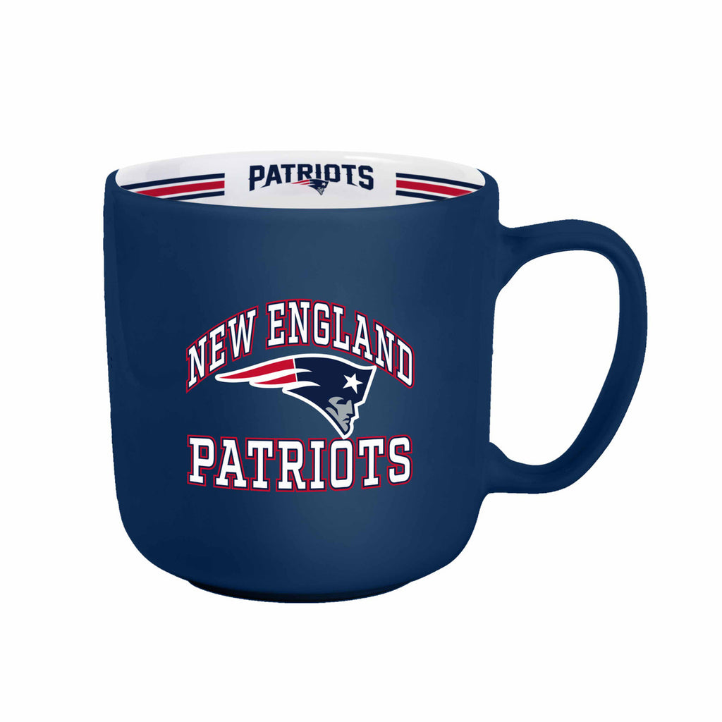 New England Patriots Coffee Mug 15oz Stripe Design