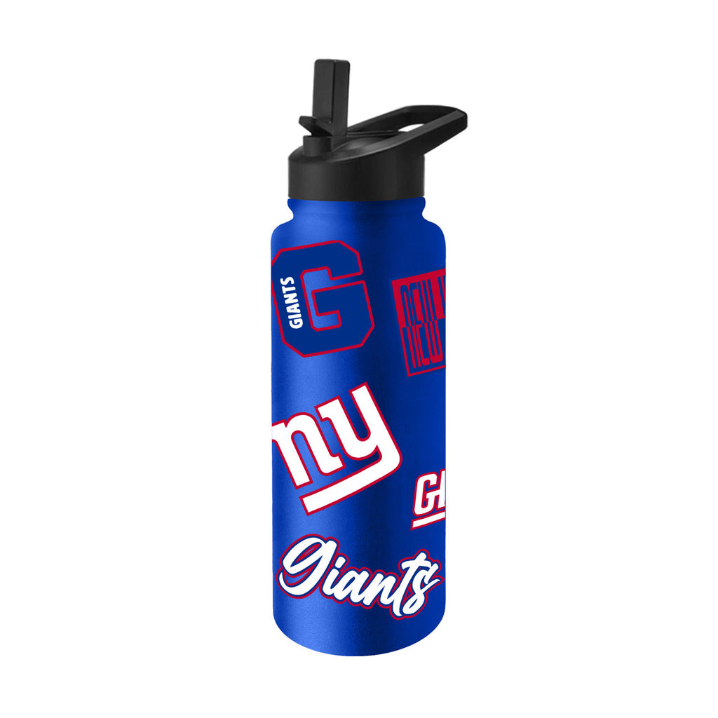New York Giants Quencher Bottle 34oz Stainless Steel Dreamweave