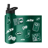 New York Jets Quencher Bottle 34oz Stainless Steel Dreamweave