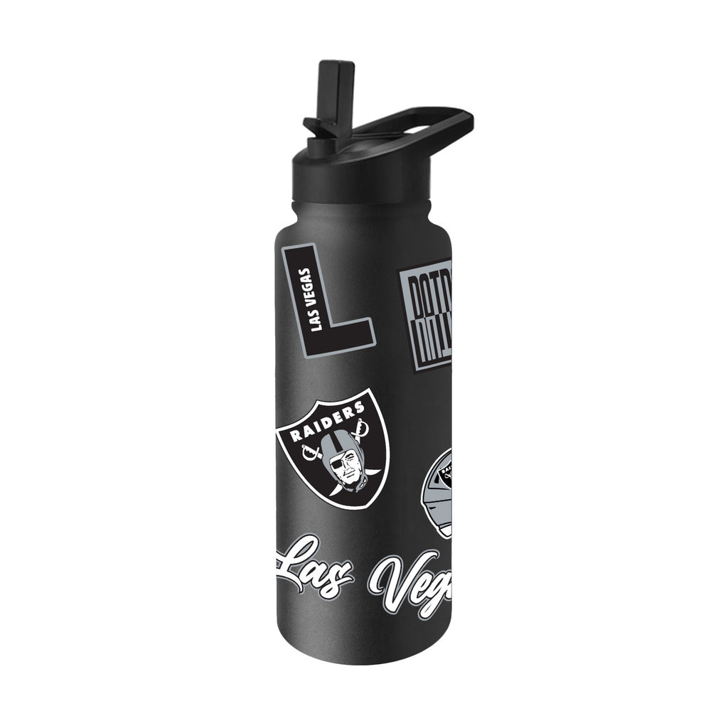 Las Vegas Raiders Quencher Bottle 34oz Stainless Steel Dreamweave