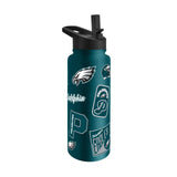 Philadelphia Eagles Quencher Bottle 34oz Stainless Steel Dreamweave